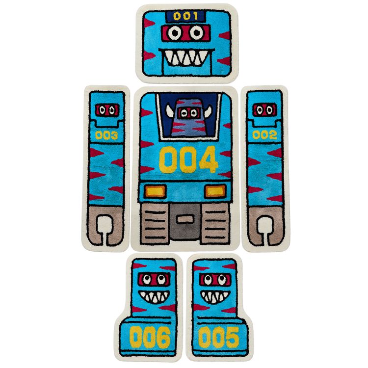 Buy GOAT Exclusive Gallery 1950 Robot Rug, Full Robot Set - 10956 ...