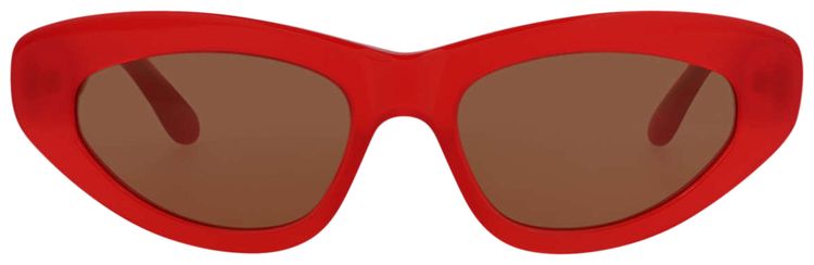 Alaia Cat Eye Sunglasses RedBrown