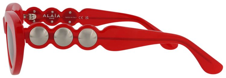 Alaia Cat Eye Sunglasses RedBrown