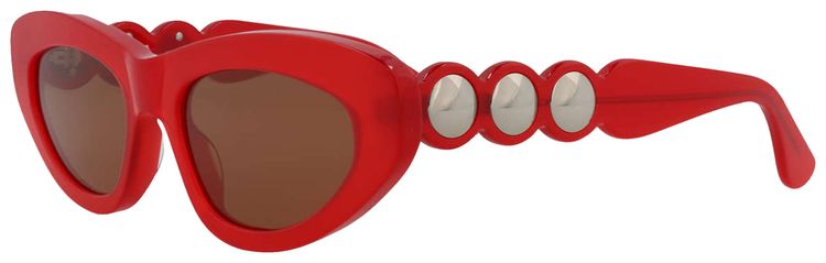 Alaia Cat Eye Sunglasses RedBrown
