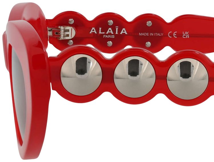 Alaia Cat Eye Sunglasses RedBrown