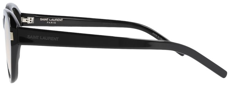 Saint Laurent Round Frame Sunglasses BlackYellow