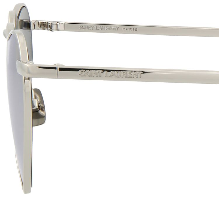 Saint Laurent Heart Sunglasses Silver