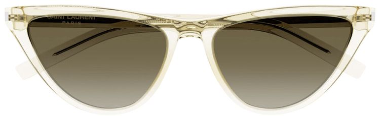 Saint Laurent Cat Eye Sunglasses YellowBrown