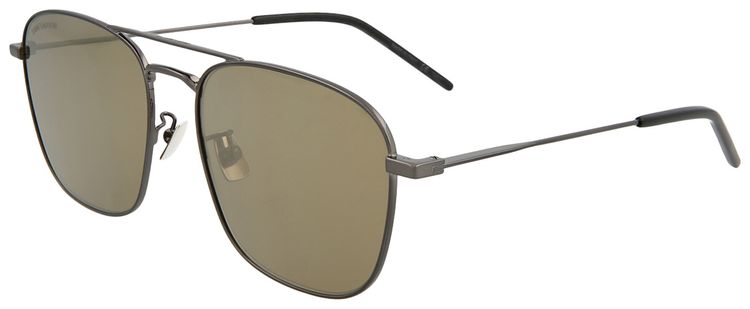 Saint Laurent Aviator Sunglasses RutheniumBrown