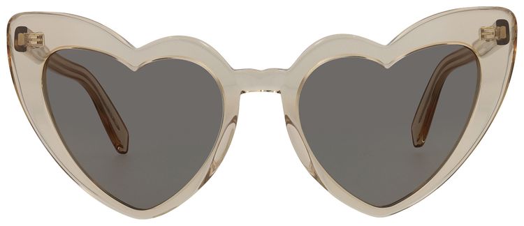 Saint Laurent Heart Sunglasses NudeCopper