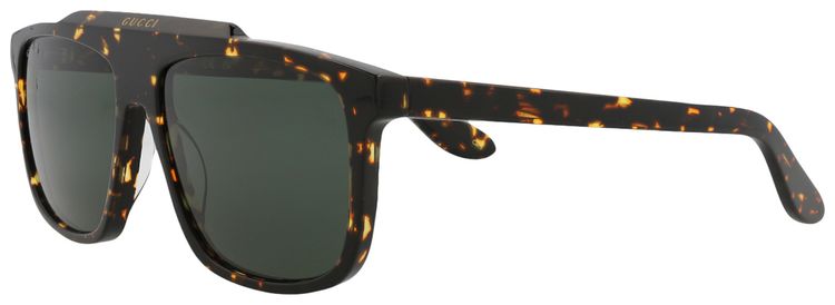 Gucci Aviator Sunglasses HavanaGreen