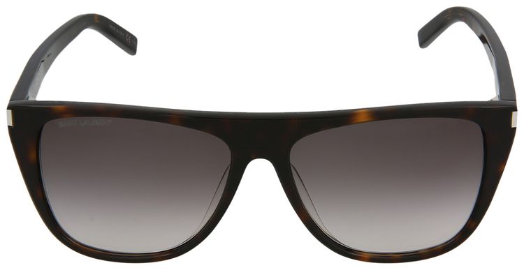 Saint Laurent Square Sunglasses HavanaGrey