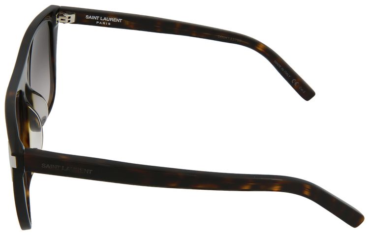 Saint Laurent Square Sunglasses HavanaGrey