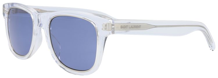Saint Laurent Square Sunglasses CrystalBlue