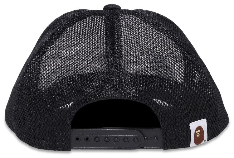 BAPE Crystal Stone Ape Head Mesh Cap Black