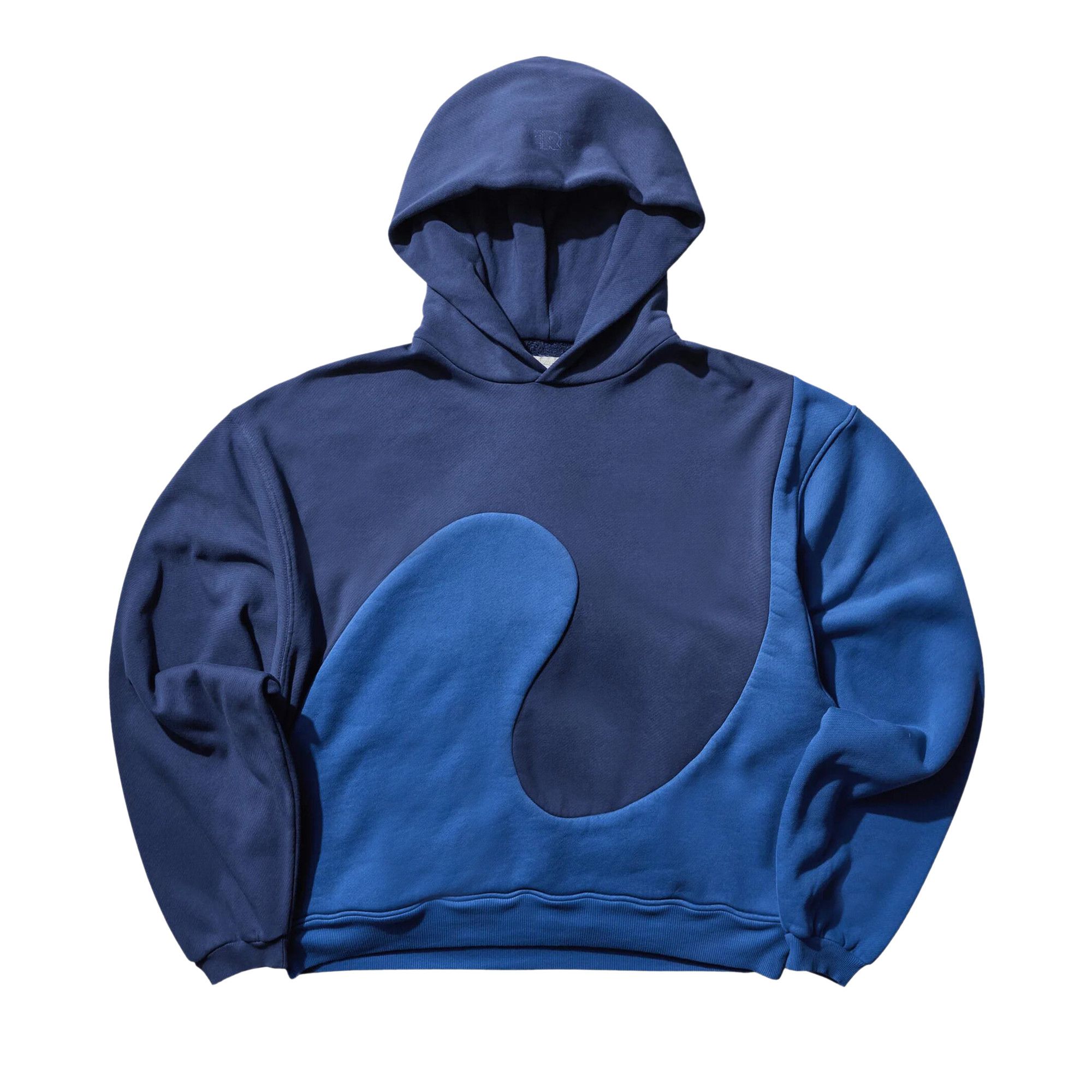 Buy ERL Classic Swirl Hoodie 'Blue' - ERL09T015 BLUE | GOAT