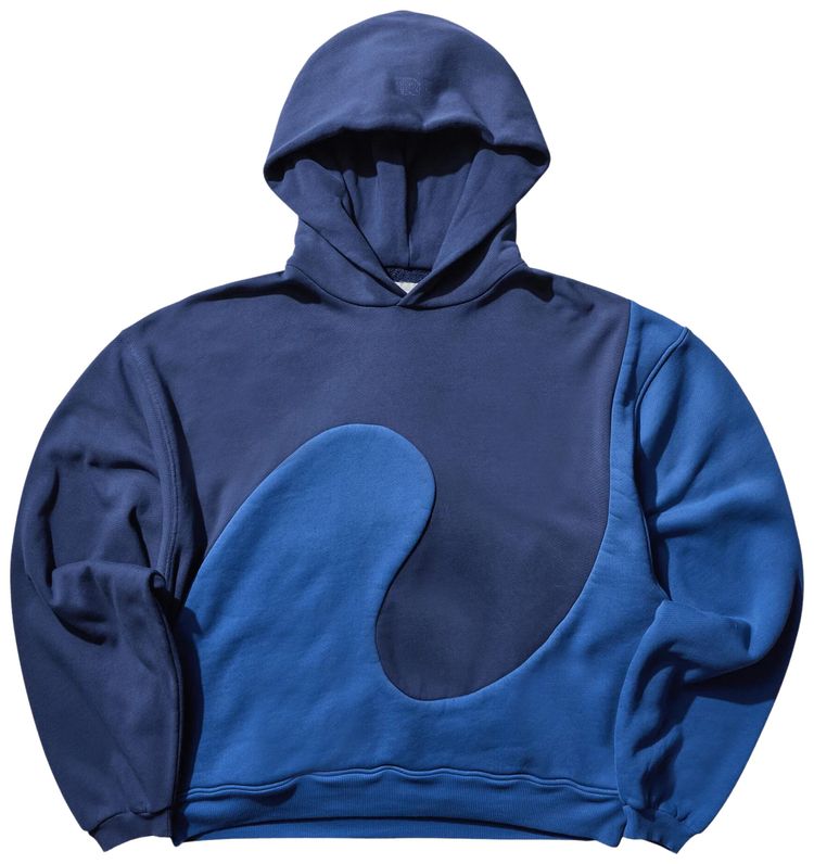 ERL Classic Swirl Hoodie Blue