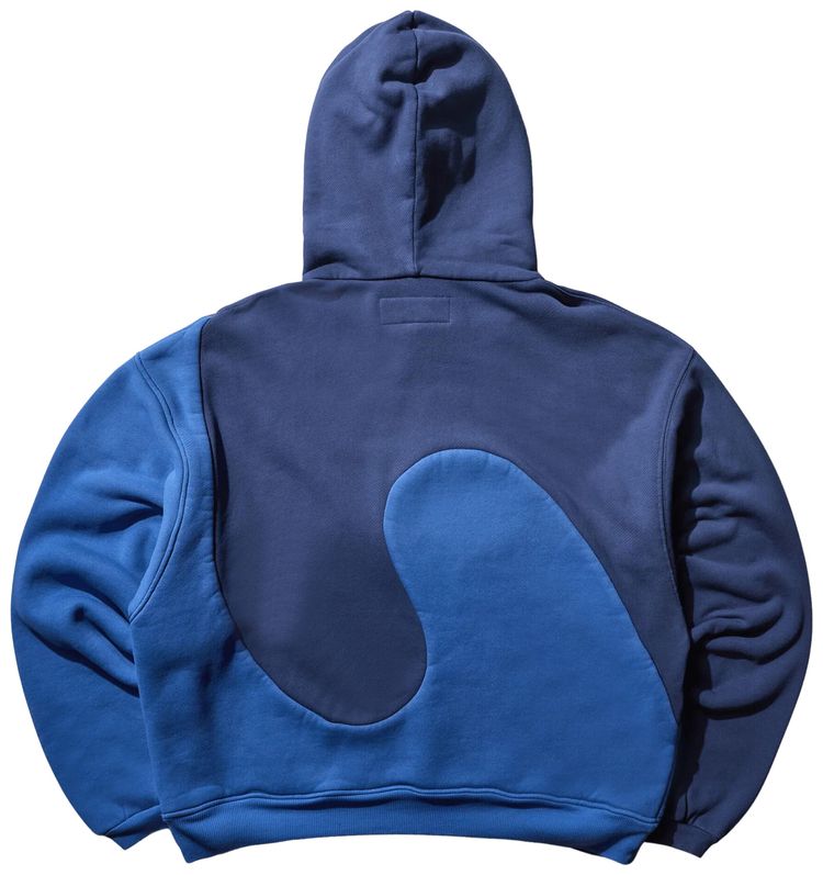 ERL Classic Swirl Hoodie Blue