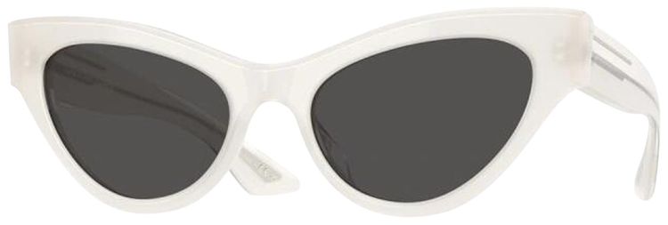 Khaite Cat Eye Sunglasses EcruGrey