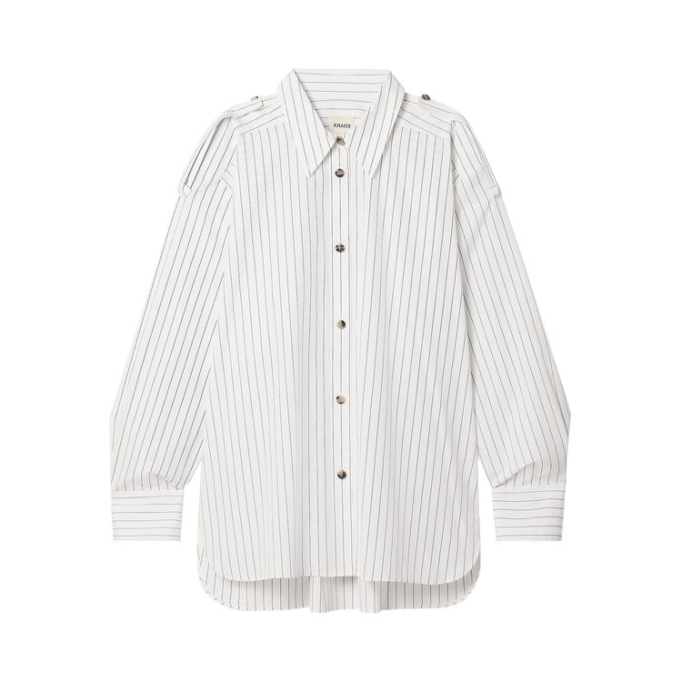 Khaite Tamal Top WhiteNavy