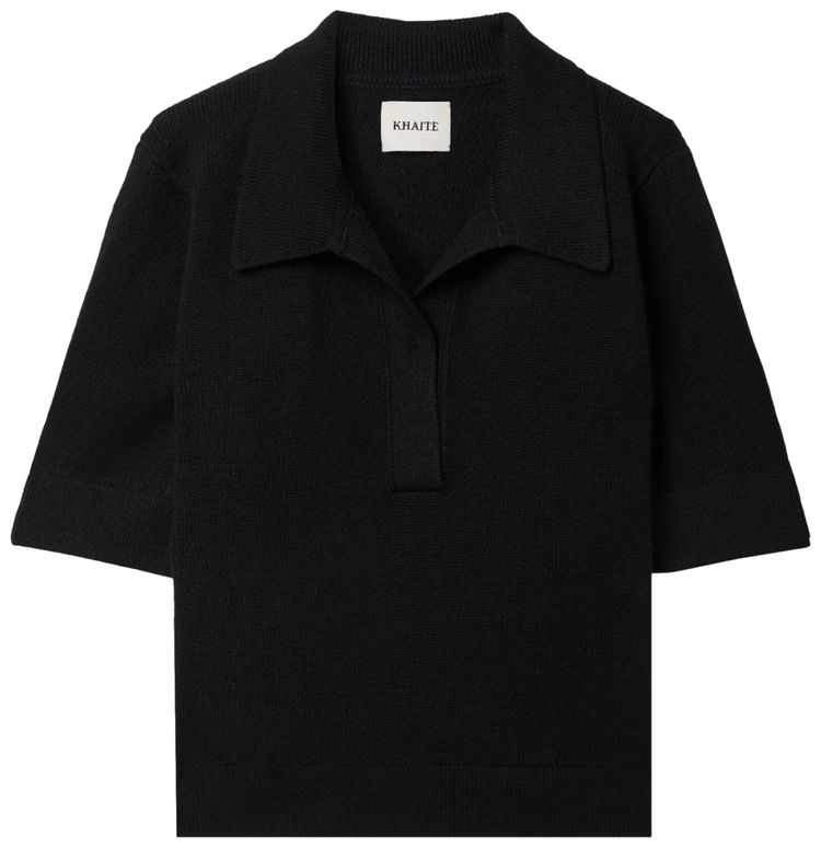 Khaite Shrunken Jo Polo Black