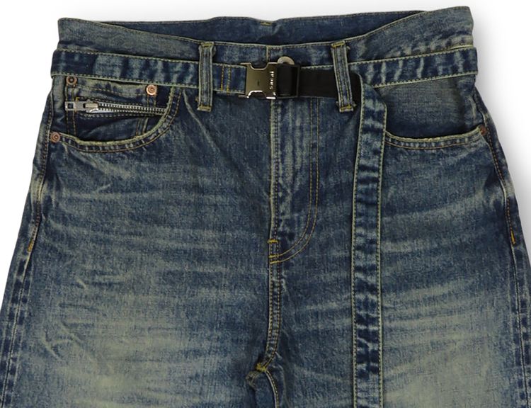 Sacai Denim Pants Blue