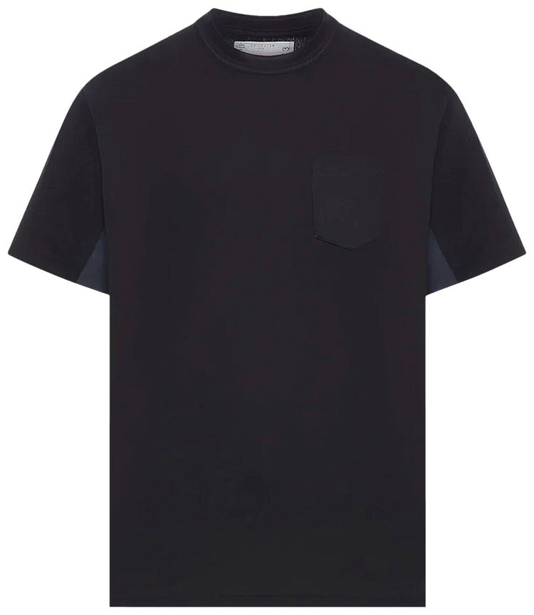 Sacai Jersey T Shirt Black