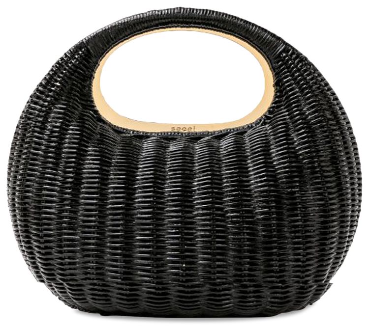 Sacai Ratan Round Bag Black