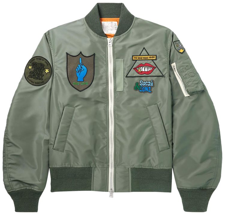 Sacai Gonz Nylon Twill Blouson BKhaki