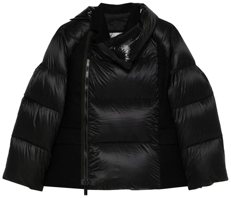Sacai Wool Melton x Padded Jacket Black