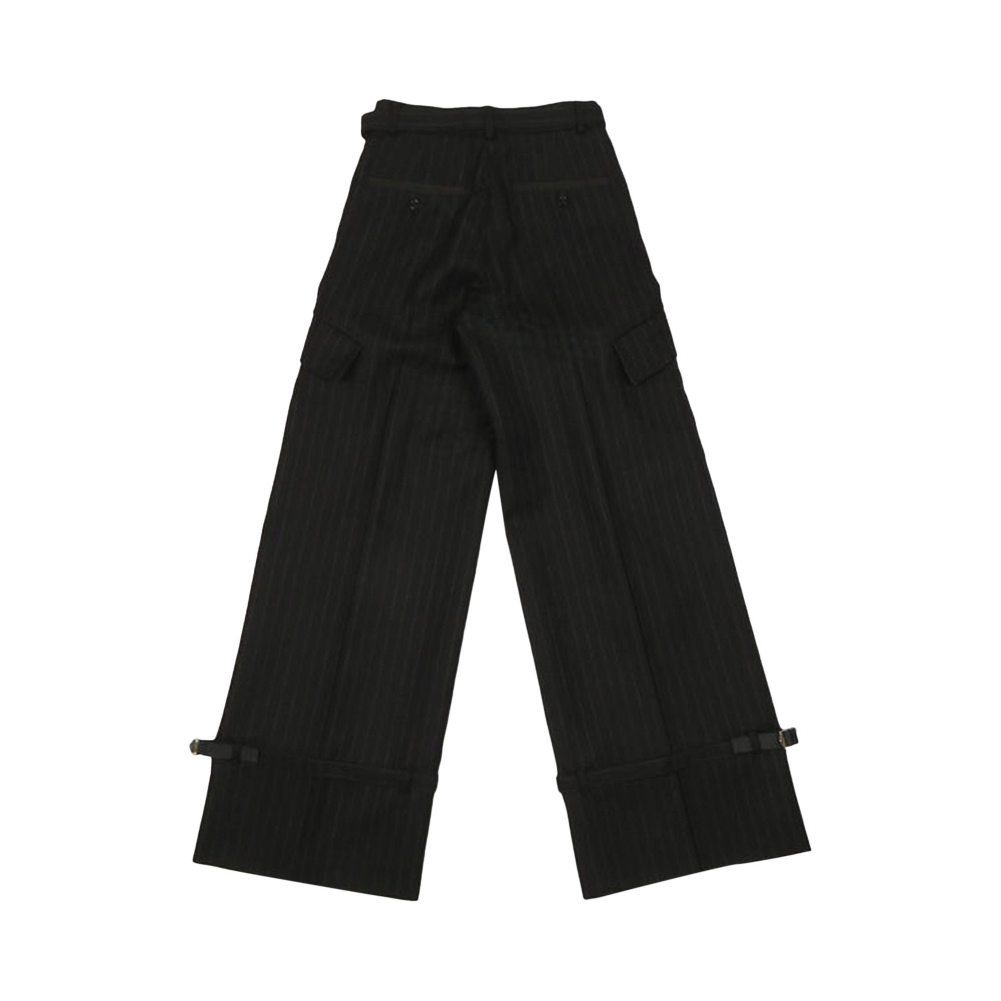パンツ sacai FW24 CHALK STRIPE PANTS (24 07414 BLACK) Buy Sacai Chalk Stripe Pants 'Black' - 24 07414 001 | GOAT