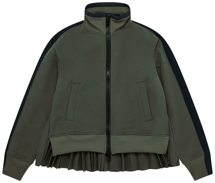 Sacai Technical Jersey Blouson Khaki
