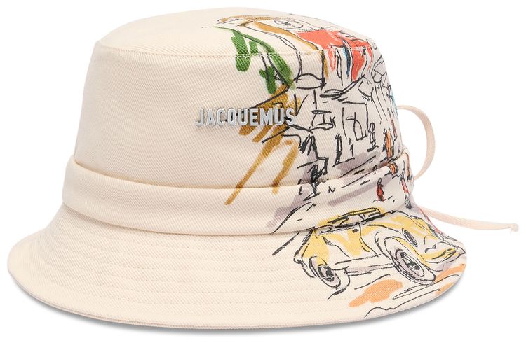 Jacquemus Gadjo Bob Hat Print Capri