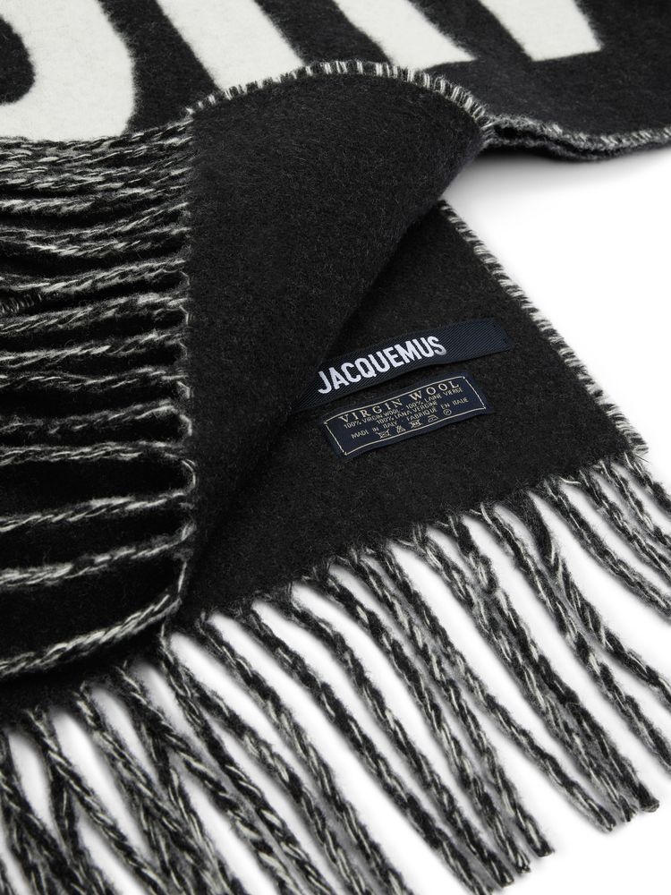 Jacquemus Signature Scarf Black