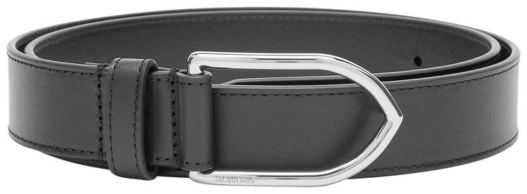 Jacquemus Bambino Belt BlackSilver