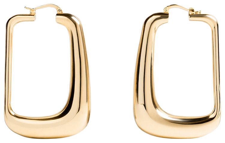 Jacquemus Les Boucles Ovalo Light Gold