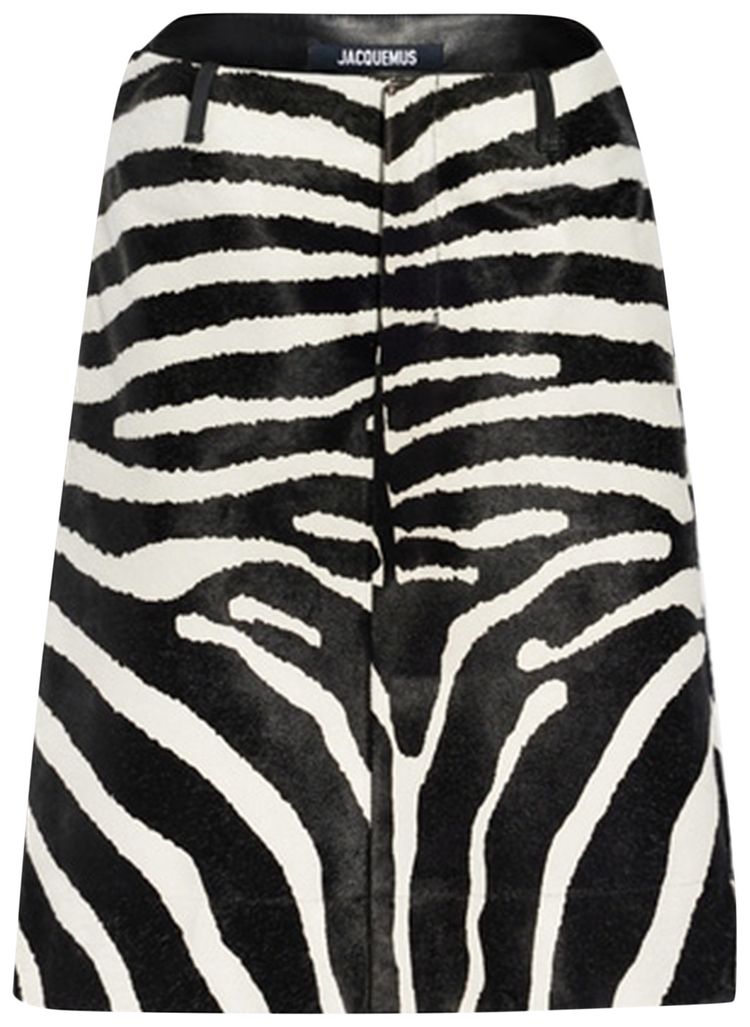 Jacquemus Tozzi Skirt Zebra