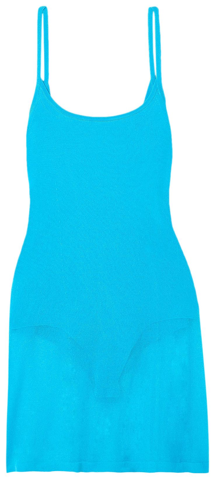 Jacquemus Roupao Mini Tank Dress Turquoise