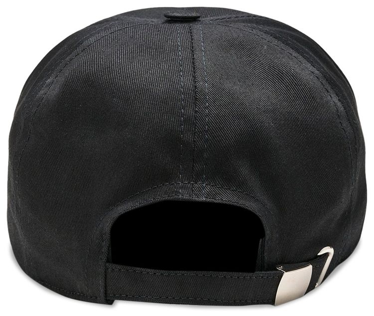 Jean Paul Gaultier Embroidered Cap Black