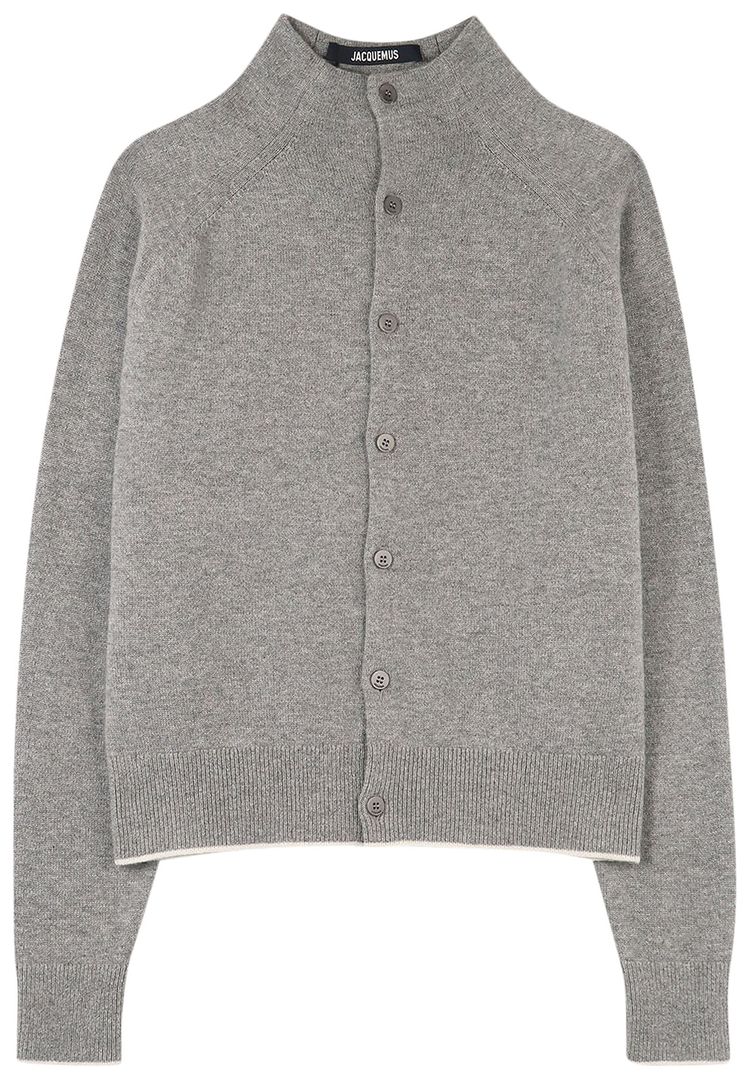 Jacquemus Pitatto Cardigan GreyOff White
