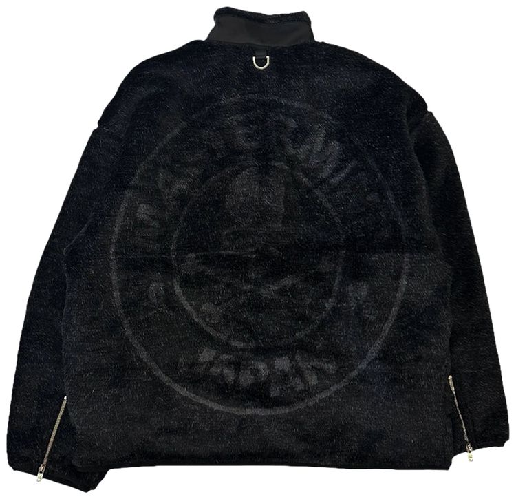 Mastermind Rabbit Fur Jacket Black