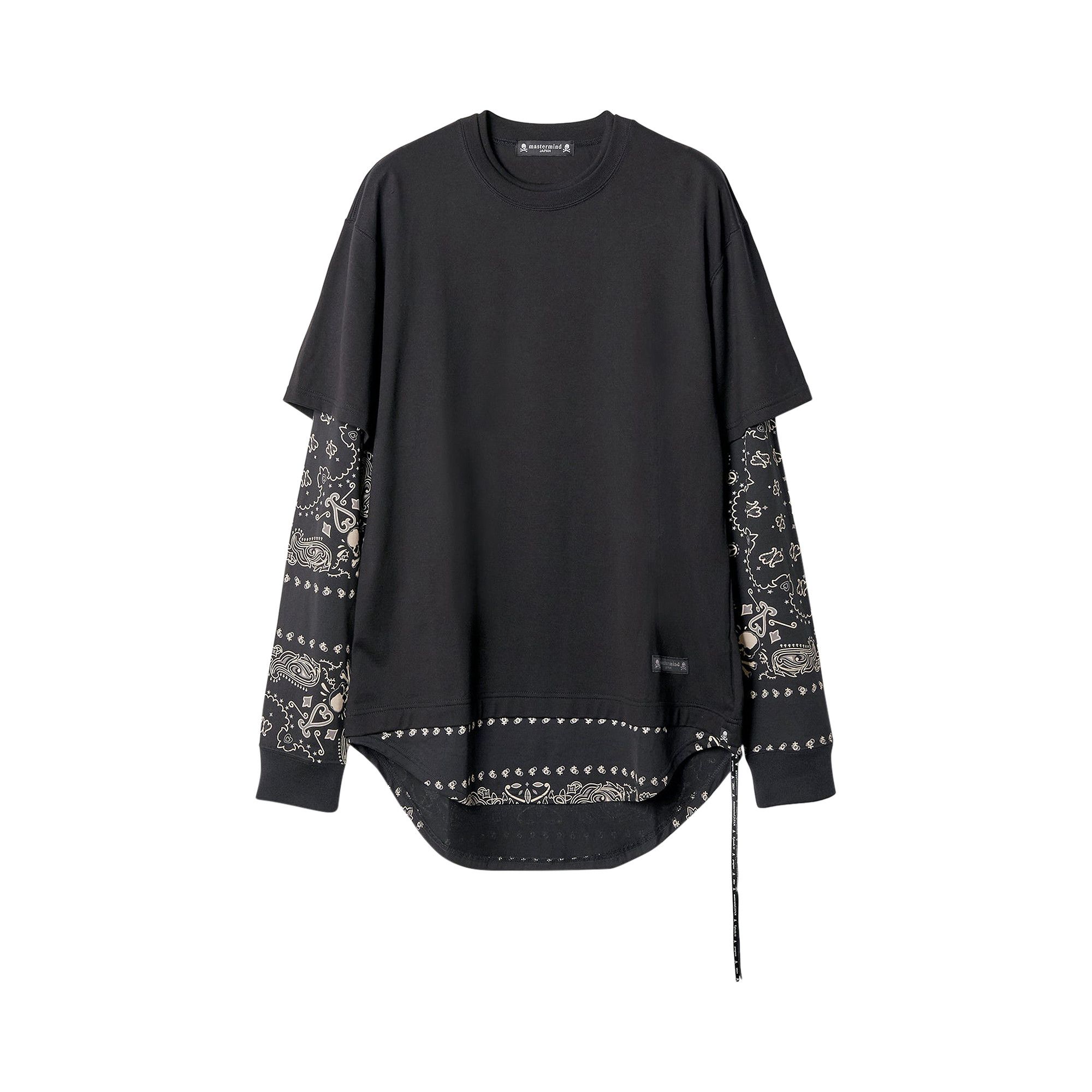 良品✨マスターマインド 24AW BANDANA LAYERED TEE L 良品✨マスターマインド 24AW BANDANA LAYERED TEE L