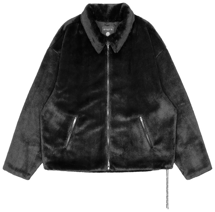 Mastermind Faux Fur Jacket Black