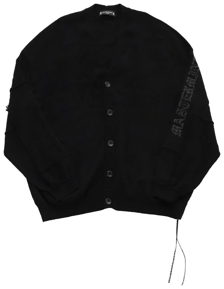 Mastermind Puzzle Cardigan Black