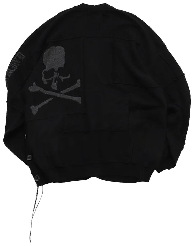Mastermind Puzzle Cardigan Black