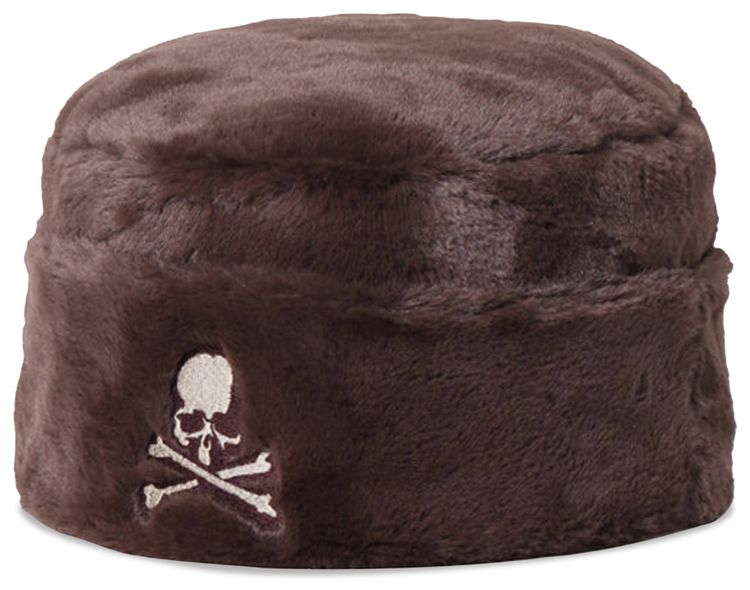 Mastermind World Faux Fur Hat Brown