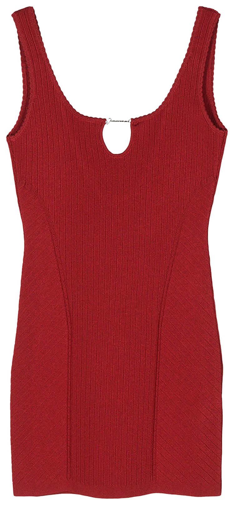 Jacquemus La Mini Robe Sierra Dark Red