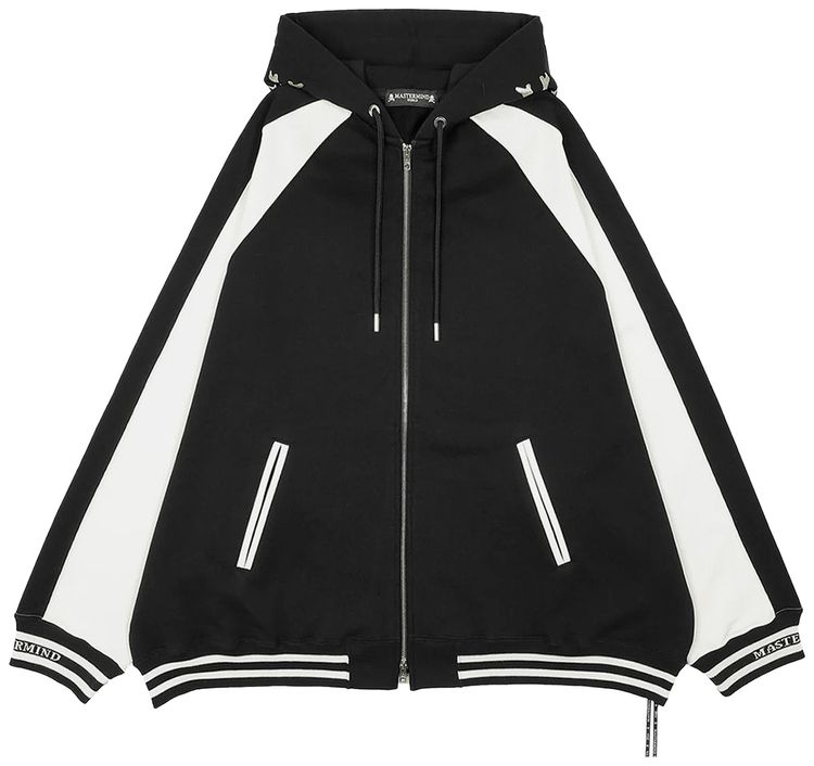 Mastermind World Souvenir Full Zip Hoodie BlackWhite