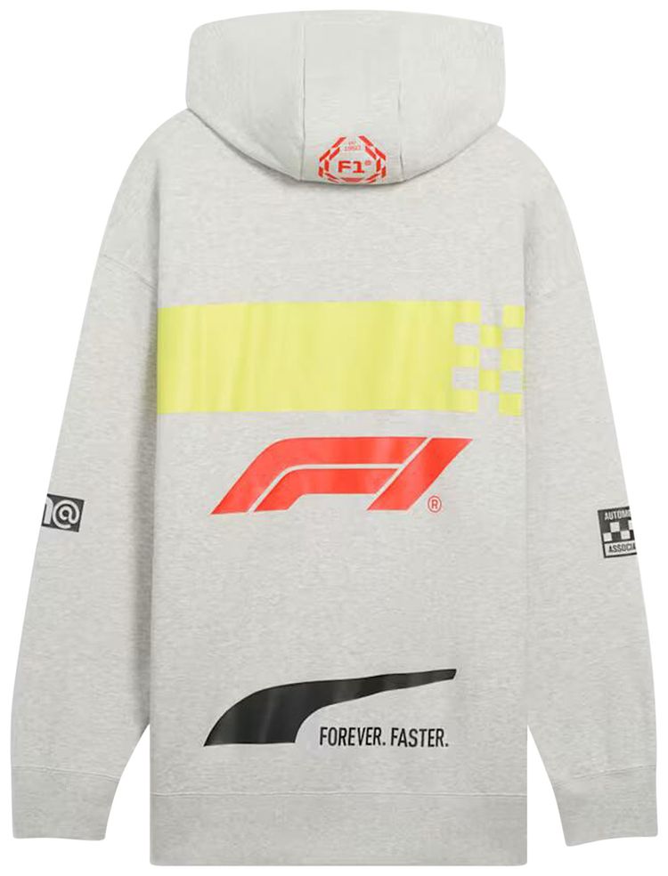 Puma F1 Racing Hoodie GreyLime