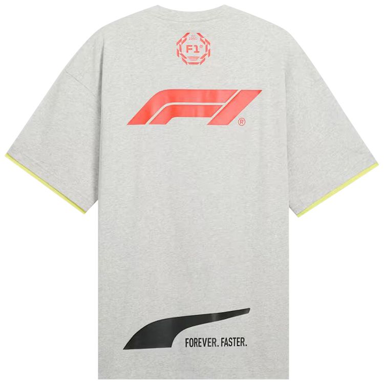 Puma F1 Racing Tee GreyLime
