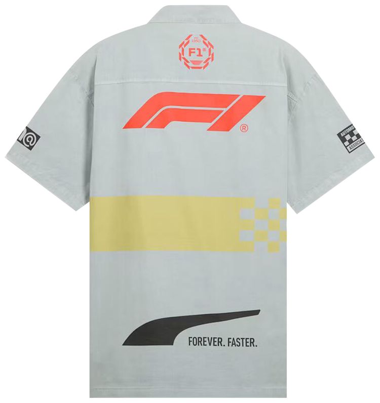 Puma F1 Racing Shirt GreyLime