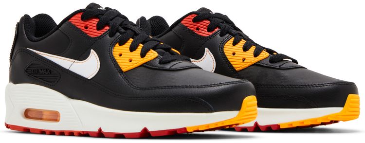 Nike Air Max 90 Leather GS Black Cosmic Clay