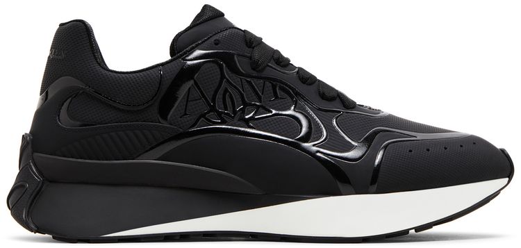 Alexander McQueen Sprint Runner Black White