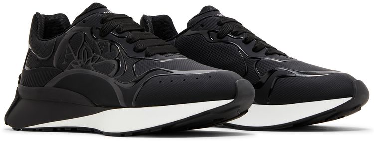 Alexander McQueen Sprint Runner Black White
